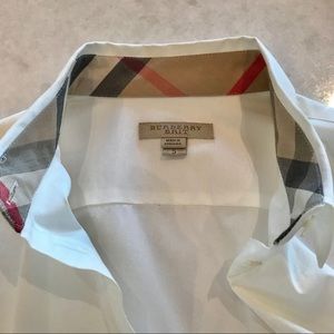 Burberry Brit white button down shirt